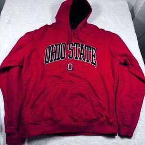 Ohio State Buckeyes Hoodie Mens XL Red NCAA Football J America Sportswear